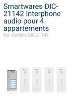 Interphone  pour 4 appartements, Filaire, Enlèvement, Neuf, Capteur de détection de mouvement