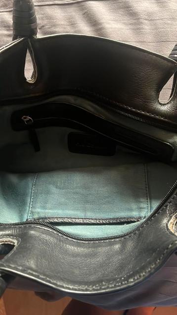 sac à main en cuir noir, Enlèvement, Utilisé, Noir, Sac à main