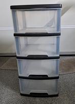 Plastieken  ladekastje, 3 ou 4 tiroirs, Enlèvement, Utilisé, Synthétique