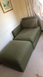 IKEA Slaapfauteuil met Opbergpoef – Groen, Huis en Inrichting, Ophalen, Zo goed als nieuw, Eenpersoons