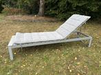 Houten ligbank voor buiten, Tuin en Terras, Ophalen, Zo goed als nieuw, Hout, Verstelbaar