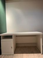 Bureau Robin Massief + MDF, Wit, 150 cm, Ophalen, Zo goed als nieuw, Bureau
