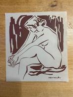 4x Zeefdruk - Maurice Van Essche (1906-1977) - nude studies, Antiek en Kunst, Kunst | Litho's en Zeefdrukken, Ophalen of Verzenden