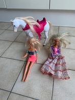 2 Barbiepoppen plus paard, Ophalen, Gebruikt