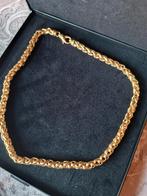 Collier plaqué or 43cm, Handtassen en Accessoires, Kettingen, Ophalen of Verzenden, Zo goed als nieuw, Goud, Goud