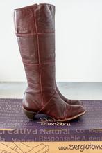 Laarzen, merk Sergio Tomani,  NIEUW, maat 36, Hoge laarzen, Sergio Tomani, Bruin, Verzenden
