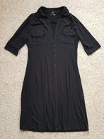 Zwarte jurk 3/4 mouw maat 42, Vêtements | Femmes, Robes, Comme neuf, H&M, Enlèvement ou Envoi