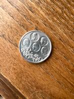 Zilveren herdenkingsmunt 500 Belgische frank 1980, Postzegels en Munten, Munten | België, Ophalen