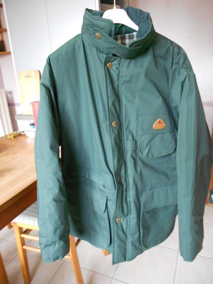 winterjas heren maat M (zit ruim), Kleding | Heren, Jassen | Winter, Zo goed als nieuw, Maat 48/50 (M), Groen, Ophalen