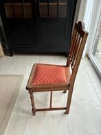 3 stoelen met vernieuwde zitting, Huis en Inrichting, Stoelen, Drie, Gebruikt, Hout, Ophalen