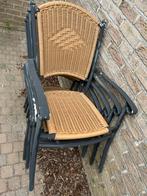 4 tuinstoelen, Tuin en Terras, Ophalen, Gebruikt