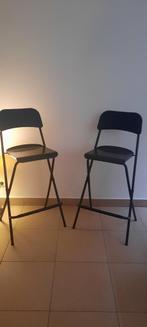 barkrukken zwart twee stuks, Ophalen, Gebruikt, 90 cm of meer, Metaal