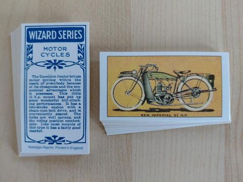 Motor Cycles complete set 20 chromos motoren REPRO 1993, Verzamelen, Foto's en Prenten, Overige onderwerpen, 1980 tot heden, Ophalen of Verzenden