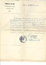 Commune de Bellaire  1944, Enlèvement ou Envoi, Utilisé