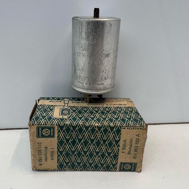 VW Beetle KG T1 T2 NOS Relais 12V Knipperlichtindicator, Auto diversen, Auto-accessoires, Zo goed als nieuw, Ophalen of Verzenden
