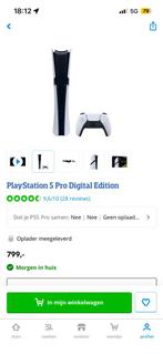 PlayStation 5 digitale edition, Games en Spelcomputers, Spelcomputers | Sony PlayStation 5, Ophalen, Zo goed als nieuw, Playstation 5 Digital