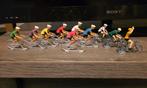 10 cyclistes miniatures en plastique +/- 6 cm, Enlèvement ou Envoi