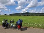 Santos double travel: topkwaliteit tandem voor fietsvakantie, Fietsen en Brommers, Ophalen, Gebruikt, 10 tot 15 versnellingen