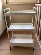 IKEA roltafel model Nissafors, Ophalen, Minder dan 50 cm, Wit, Zo goed als nieuw