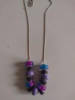 Hals ketting, Bijoux, Sacs & Beauté, Colliers, Enlèvement, Neuf, Violet, Autres matériaux