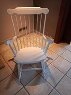 Schommelstoel, Huis en Inrichting, Ophalen, Gebruikt, Wit, Eén