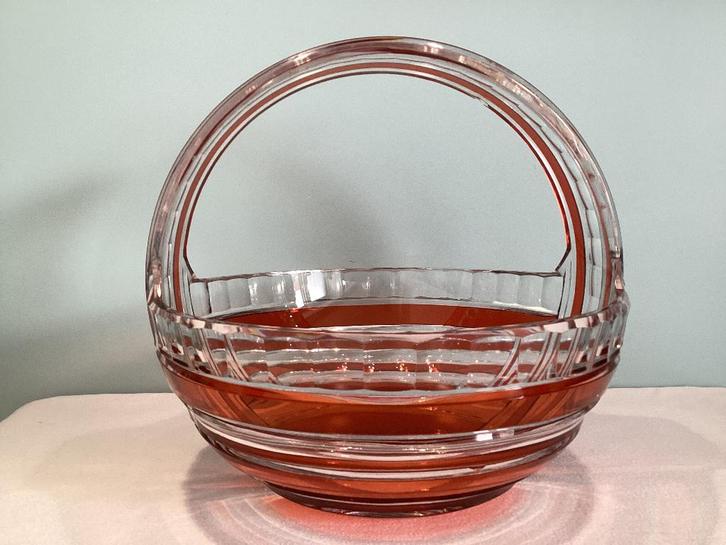 Fruitschaal Val Saint Lambert 1930. VSL020/Ea., Antiek en Kunst, Antiek | Glaswerk en Kristal, Ophalen