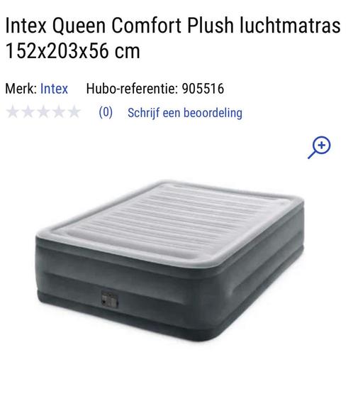 Luchtbed/Luchtmatras voor 2 personen in zeer mooie staat, Caravans en Kamperen, Luchtbedden, Zo goed als nieuw, Ophalen of Verzenden