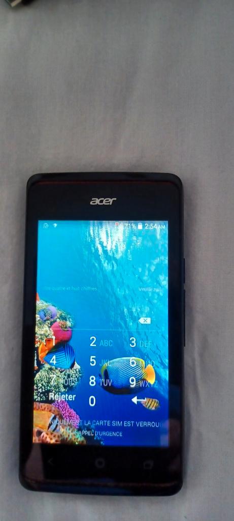 Acer Liquid Z, Télécoms, Téléphonie mobile | Marques Autre, Comme neuf, Autres modèles, Moins de 3 mégapixels, Enlèvement
