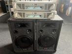 versterker met luidsprekers, Audio, Tv en Foto, Luidsprekerboxen, Gebruikt, Overige typen, 120 watt of meer, Ophalen