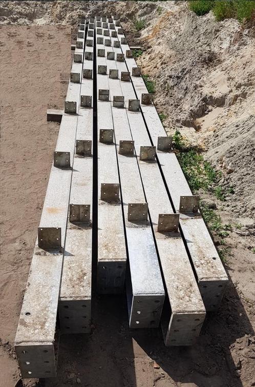 6 spant benen 6 standers ipe 300, Doe-het-zelf en Bouw, Metalen, Gebruikt, IJzer, Ophalen