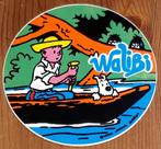 Vintage sticker Kuifje Walibi Ola 1983 Hergé Tintin, Ophalen of Verzenden, Plaatje, Poster of Sticker, Zo goed als nieuw, Kuifje