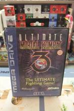 ultimate mortal kombat 3 schade aan doos en cover, Games en Spelcomputers, Games | Sega, Gebruikt, Vechten, 2 spelers, Ophalen of Verzenden