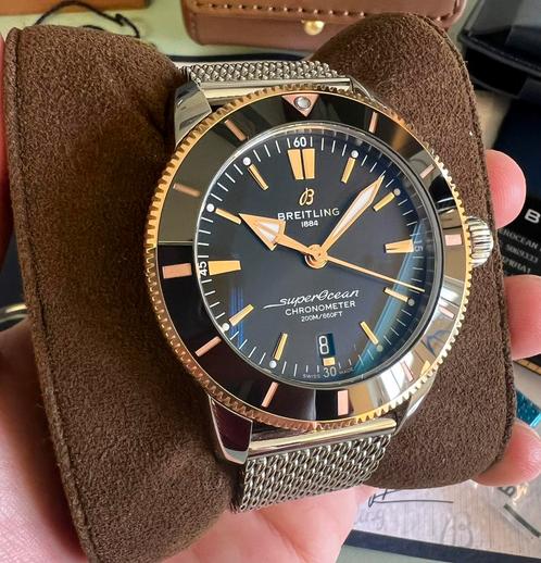 Breitling superocean héritage, Handtassen en Accessoires, Horloges | Heren, Zo goed als nieuw, Polshorloge, Breitling, Staal, Staal