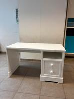 Bureau wit | wood work, Huis en Inrichting, Ophalen, Zo goed als nieuw, Bureau