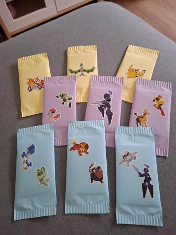 Pokemon pakjes met 10 kaarten (altijd 1 speciale) beschikbaar voor biedingen
