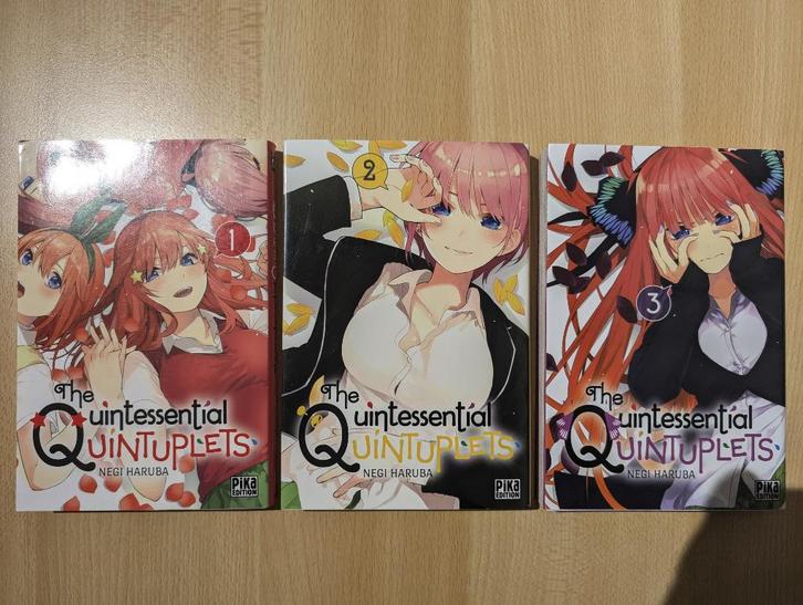Pika Manga - Quintessential Quintuplets 1-3, Boeken, Stripverhalen, Zo goed als nieuw, Meerdere stripboeken, Ophalen of Verzenden