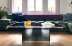 Vintage mirrored coffeetable, merk: Belgochrom, Ophalen, Gebruikt, 100 tot 150 cm, 50 tot 100 cm