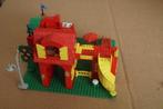 Lego vintage Fabuland brandweerkarzerne 3682, Verzenden, Gebruikt, Losse stenen, Lego