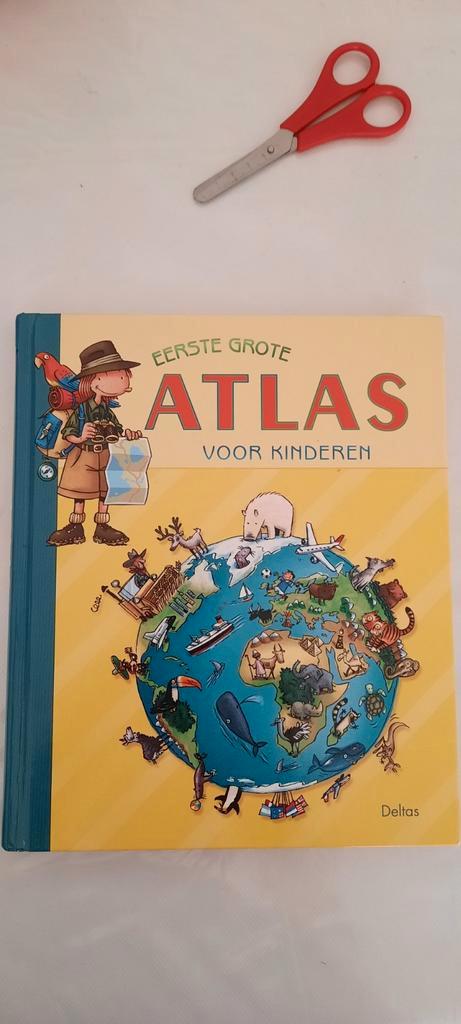 Eerste grote atlas voor kinderen, Livres, Livres pour enfants | Jeunesse | Moins de 10 ans, Utilisé, Enlèvement ou Envoi