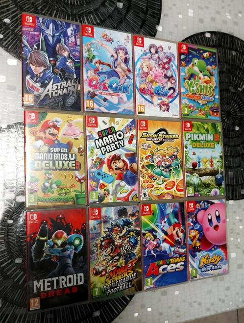 4 Nintendo Switch-spellen, Games en Spelcomputers, Games | Nintendo Switch, Zo goed als nieuw, Overige genres, 3 spelers of meer