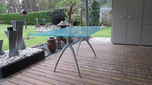 Table de bureau emblématique en verre « Rolf Benz ». Rare et, Maison & Meubles, Bureaux, Utilisé, Bureau, Enlèvement