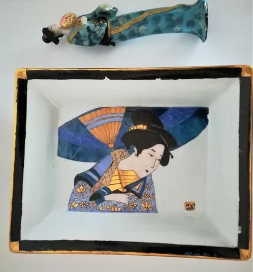 set van 3 geisha's, Antiek en Kunst, Antiek | Keramiek en Aardewerk, Ophalen of Verzenden