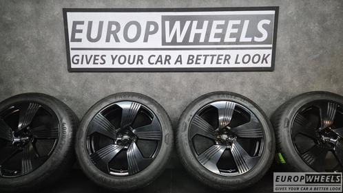 21 inch Audi Etron velgen zomerbanden DEMO Zwart E-Tron, Auto-onderdelen, Banden en Velgen, Banden en Velgen, Zomerbanden, 21 inch