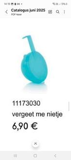 Nieuwe vergeet-me nietje van tupperware, Ophalen of Verzenden, Nieuw