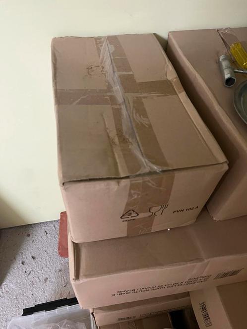 Te koop: Witte plastic zakjes – 2000pcs - 24 dozen, Doe-het-zelf en Bouw, Kratten en Dozen, Nieuw, Overige typen, Minder dan 50 cm