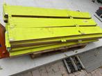 16 opzetranden voor europallets langs buitenkant fluo geel, Ophalen, Gebruikt
