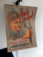 A3 poster Arbeidsdienst Vlaanderen, Verzamelen, Militaria | Tweede Wereldoorlog, Verzenden, Landmacht, Foto of Poster