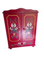 Kleine vintage houten kledingkast 54 cm bij 28 cm, Ophalen