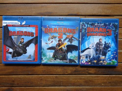 )))  Bluray  Trilogie Dragons  //  Animation  (((, CD & DVD, Blu-ray, Comme neuf, Dessins animés et Film d'animation, Enlèvement ou Envoi