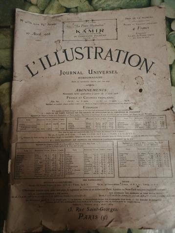 Tijdschrift L'Illustration 10 april 1926 beschikbaar voor biedingen